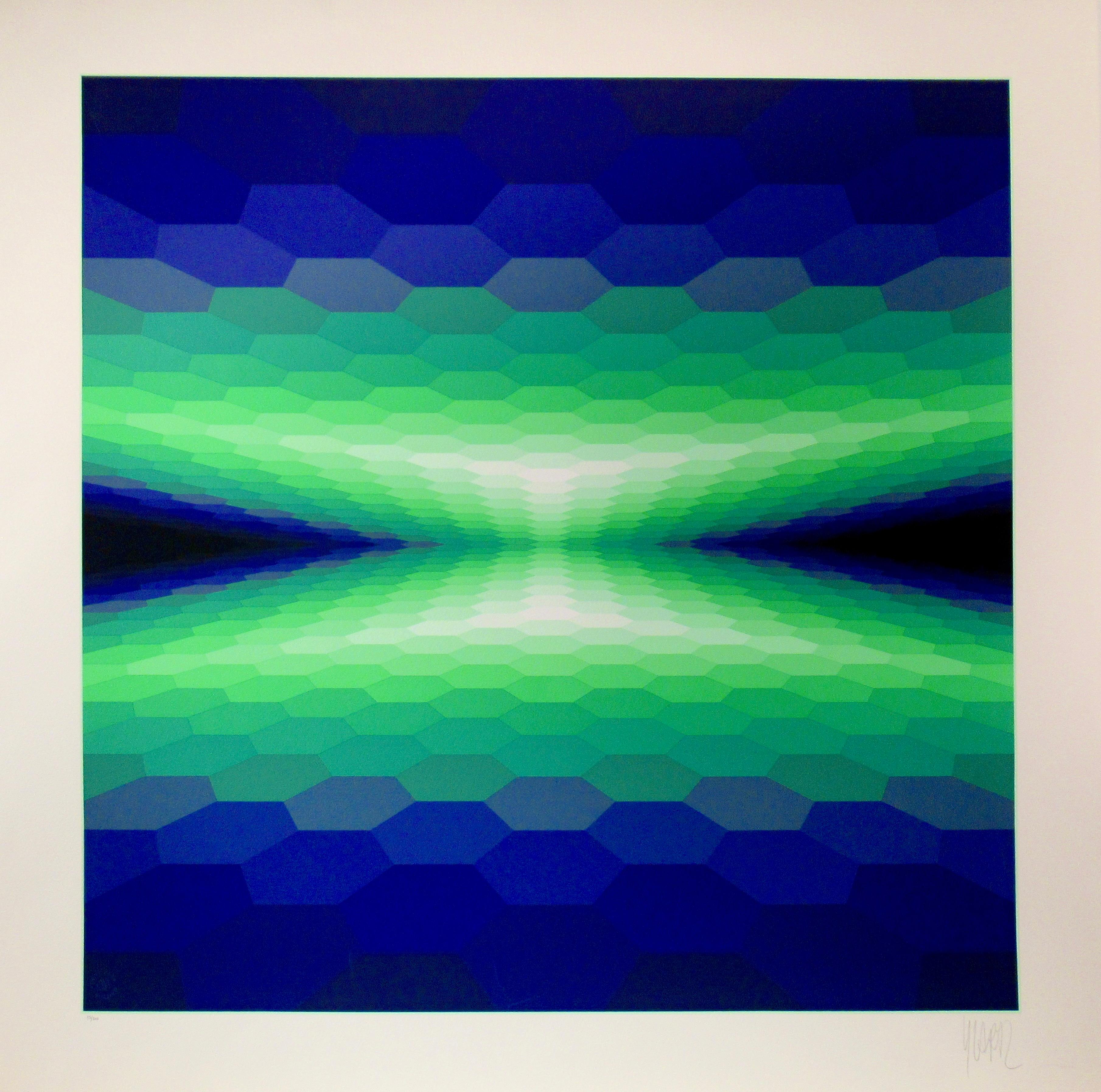 Meta - Print by Yvaral (Jean-Pierre Vasarely)