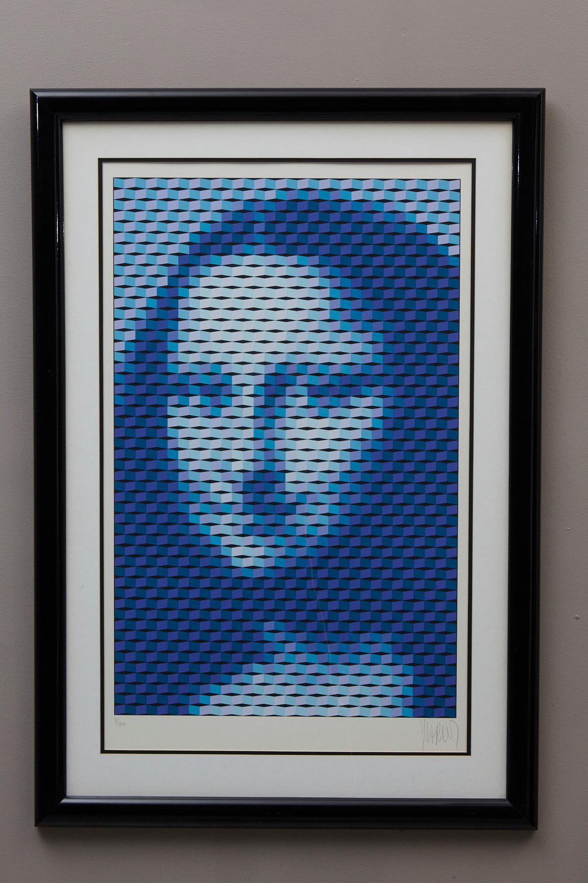 Mona Lisa - Print by Yvaral (Jean-Pierre Vasarely)