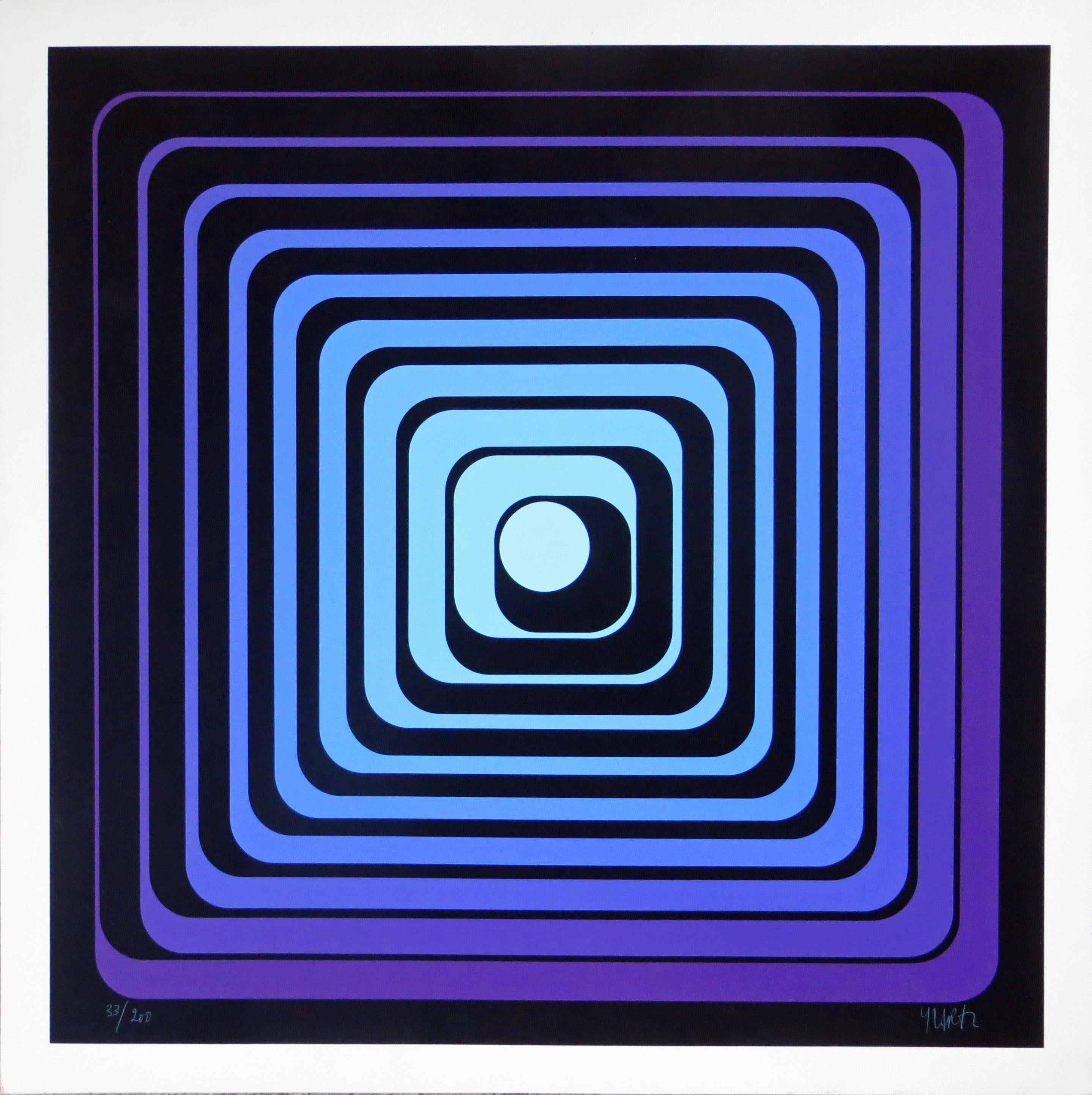 Yvaral (Jean-Pierre Vasarely) Abstract Print - Untitled