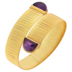 Yvel Ethiopia Amethyst Bracelet in 18K Yellow Gold