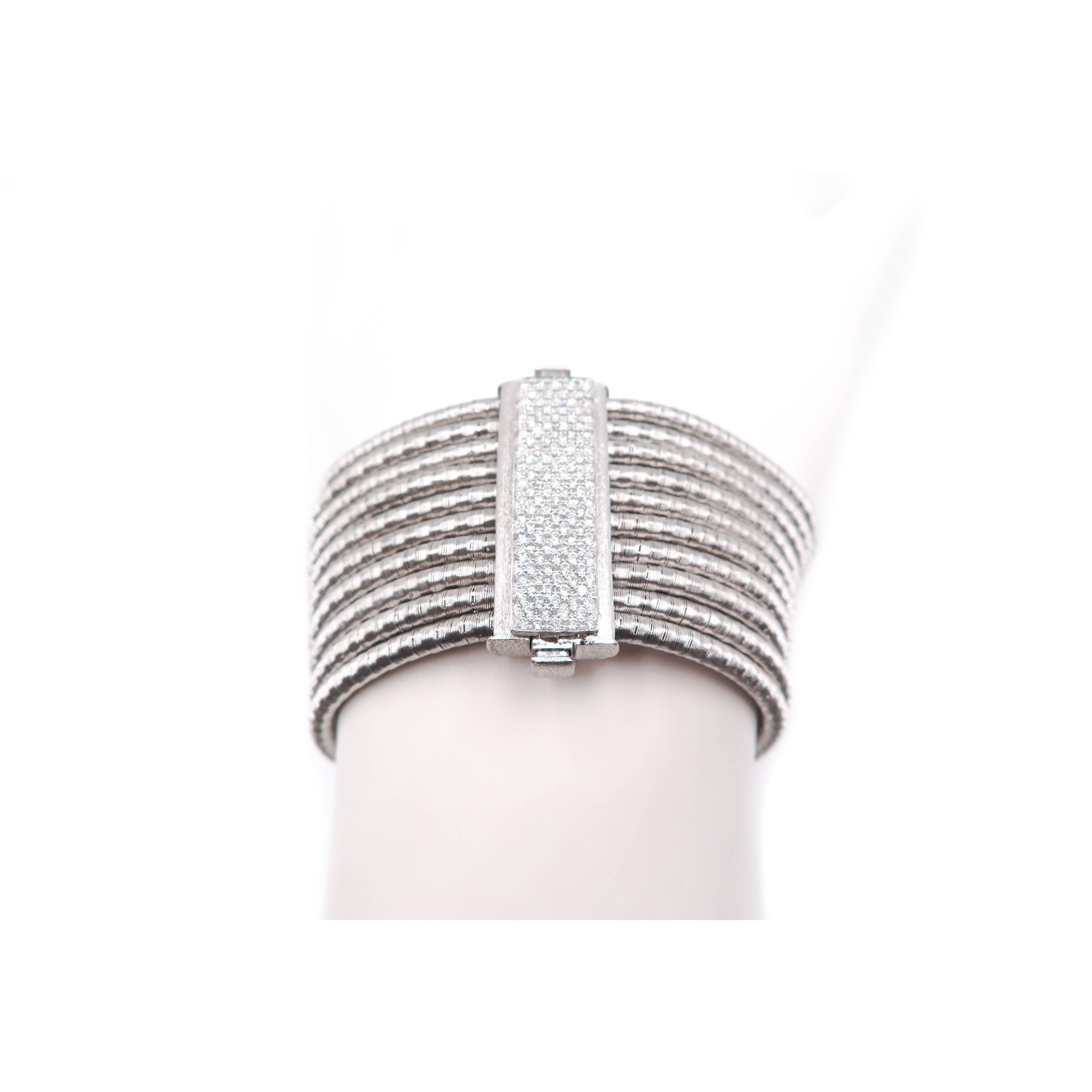Yvel Multi-Strand Bracelet with Diamond Clasp 1