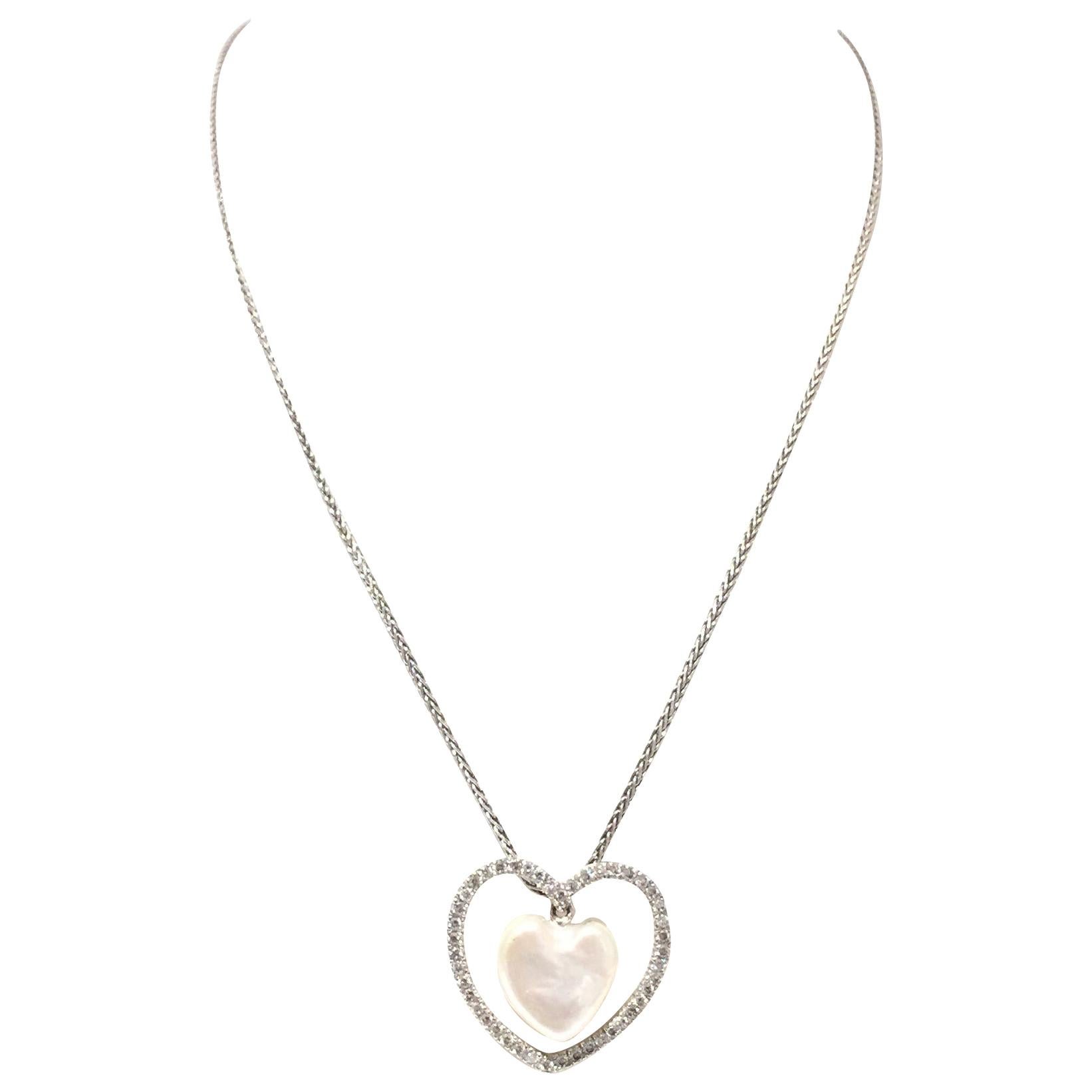 Collier cœur Yvel et diamants N2HOOKHDW