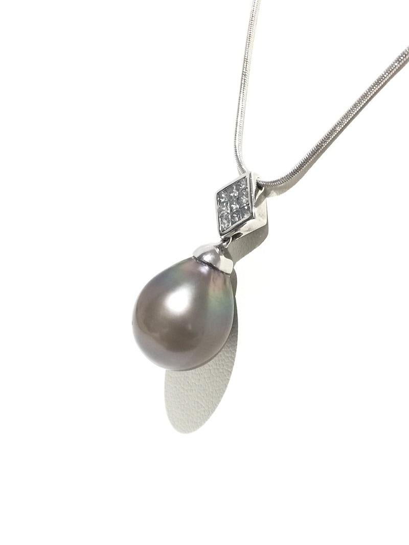 da uomo o donna Ciondolo Yvel con perle e diamanti N9SQSSW in vendita