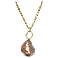 Yvel Perlen- und Diamanten-Halskette N1BRQBRY