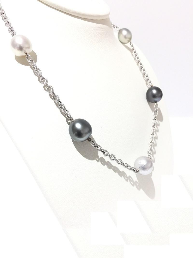 Yvel Pearl Necklace.
18k White Gold 
Pearls 
N5MAR4THSW