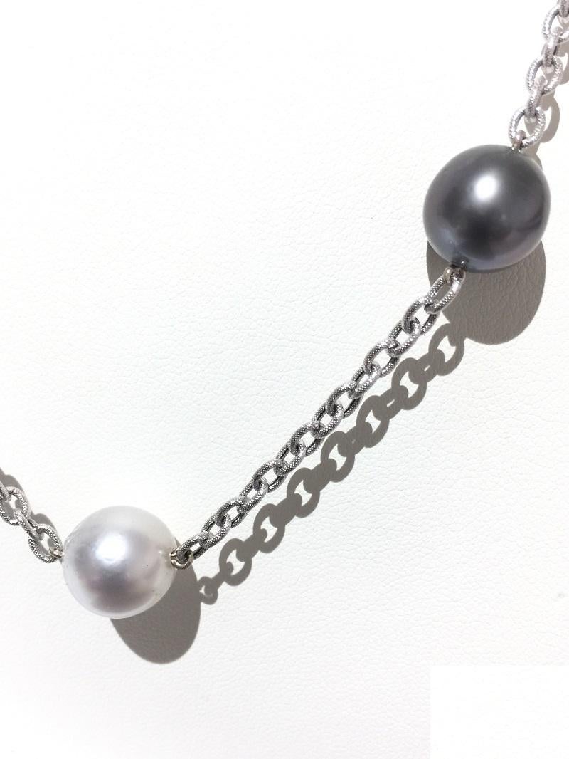 Yvel Perlenkette N5MAR4THSW für Damen oder Herren im Angebot
