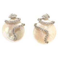 Yvel Pearls and Diamonds Earring E295FLLW