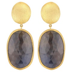 Yvel Rainbow Sapphire Earrings in 18K Yellow Gold
