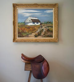 La cabane du peintre - Huile sur toile, tableau d'Yves Brayer, 20e siècle