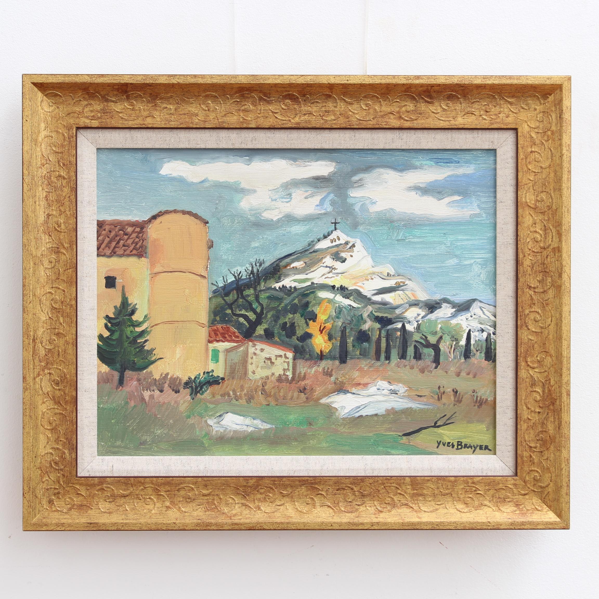 'Mont Sainte-Victoire', oil on canvas, by Yves Brayer (circa 1960s). For Cezanne (1839-1906), his famous works depicting Sainte-Victoire Mountain were an ongoing study and a constant reflection on how landscape could be described. In his later