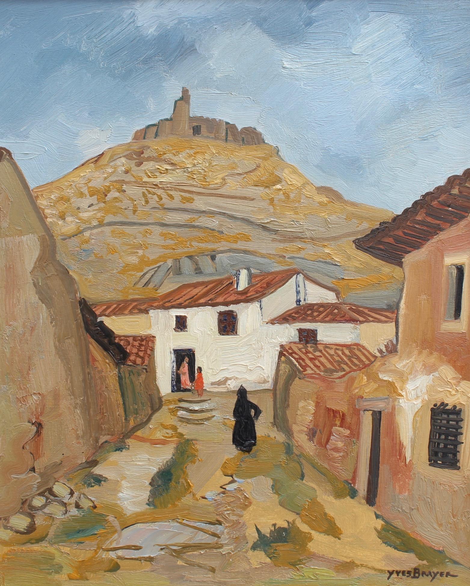 Yves Brayer Landscape Painting - Spanish Street