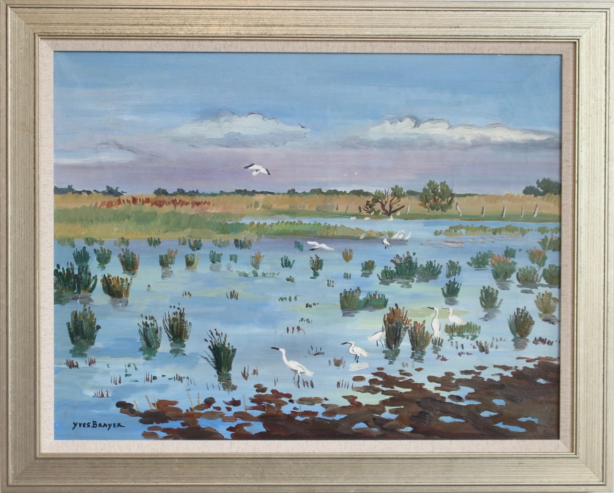 Animal Painting di Yves Brayer - Primavera in Camargue
