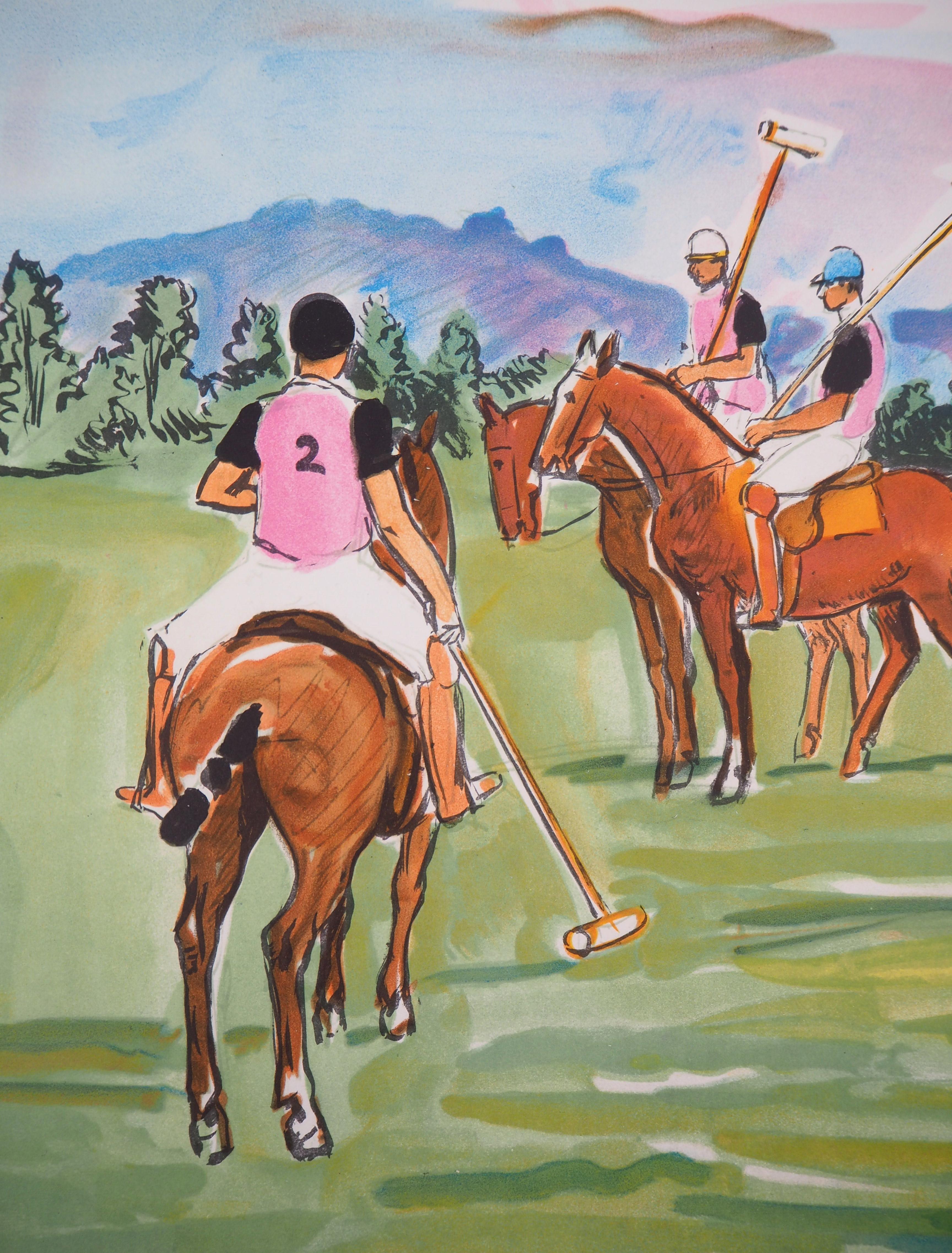 Polo Payers - Original Lithograph Handsigned Numbered 1