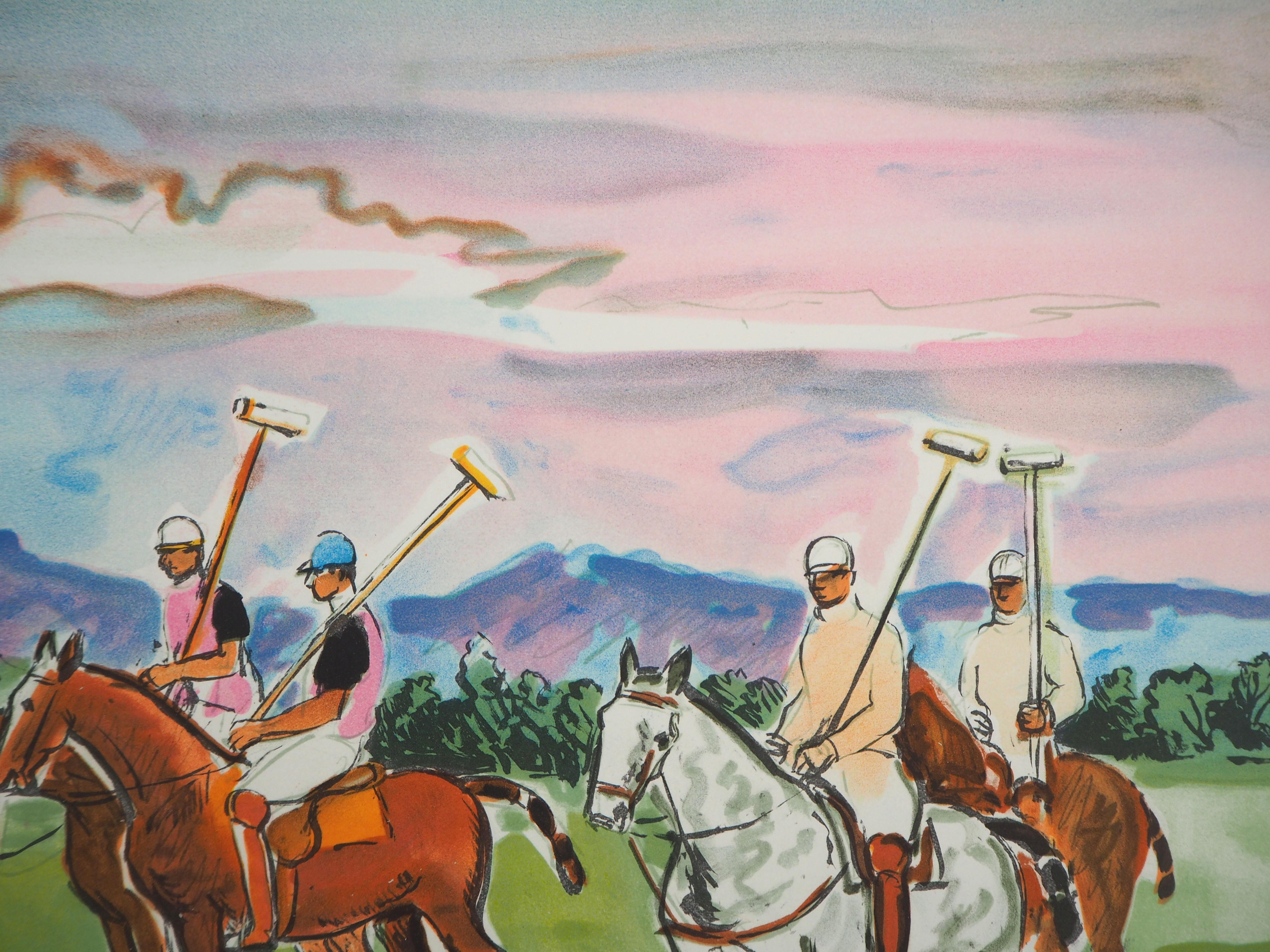 Polo Payers - Original Lithograph Handsigned Numbered 2