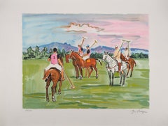 Polo Payers - Original Lithograph Handsigned Numbered