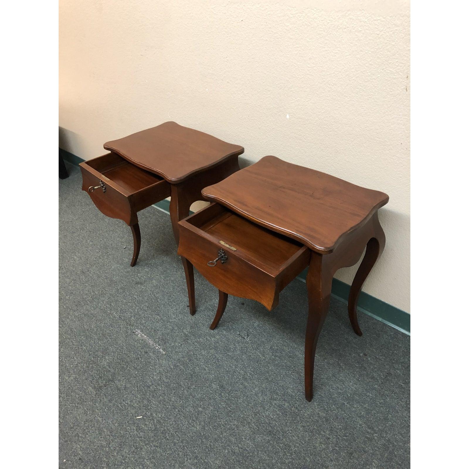 Yves De Lorne Custom Side Tables, a Pair In Good Condition For Sale In San Francisco, CA