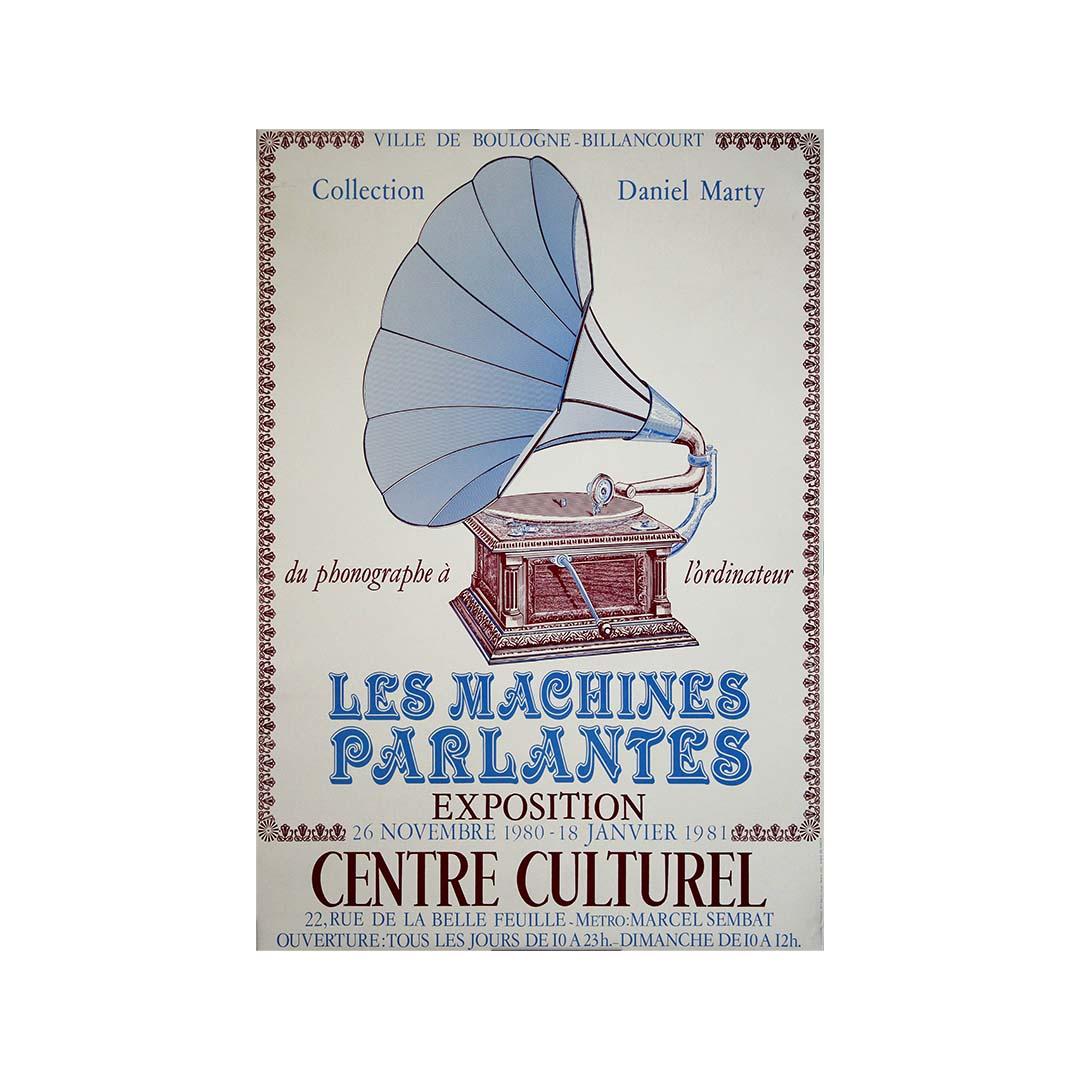 The 1980 exhibition poster by Yves Defarcy titled 