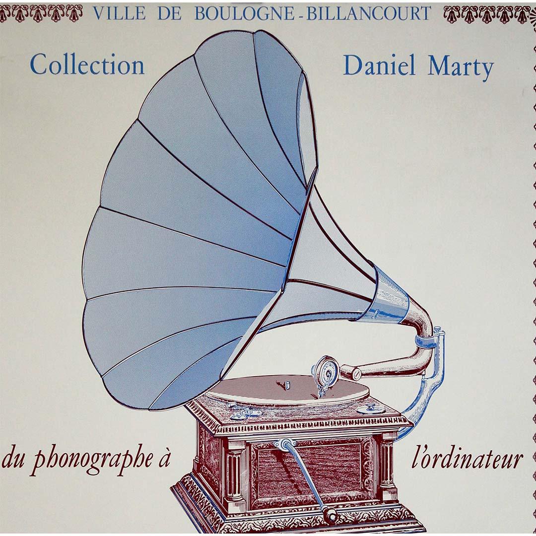 1980 exhibition poster The Talking Machines: From the Phonograph to the Computer For Sale 1