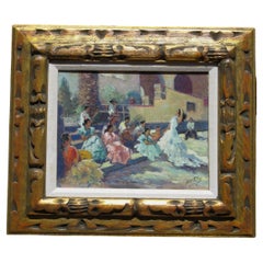 Yves Diey French Artist Oil on Canvas - Spanish Dancer