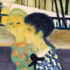 Yves Ganne, 'Pont de Paris', French, post impressionist, 1970