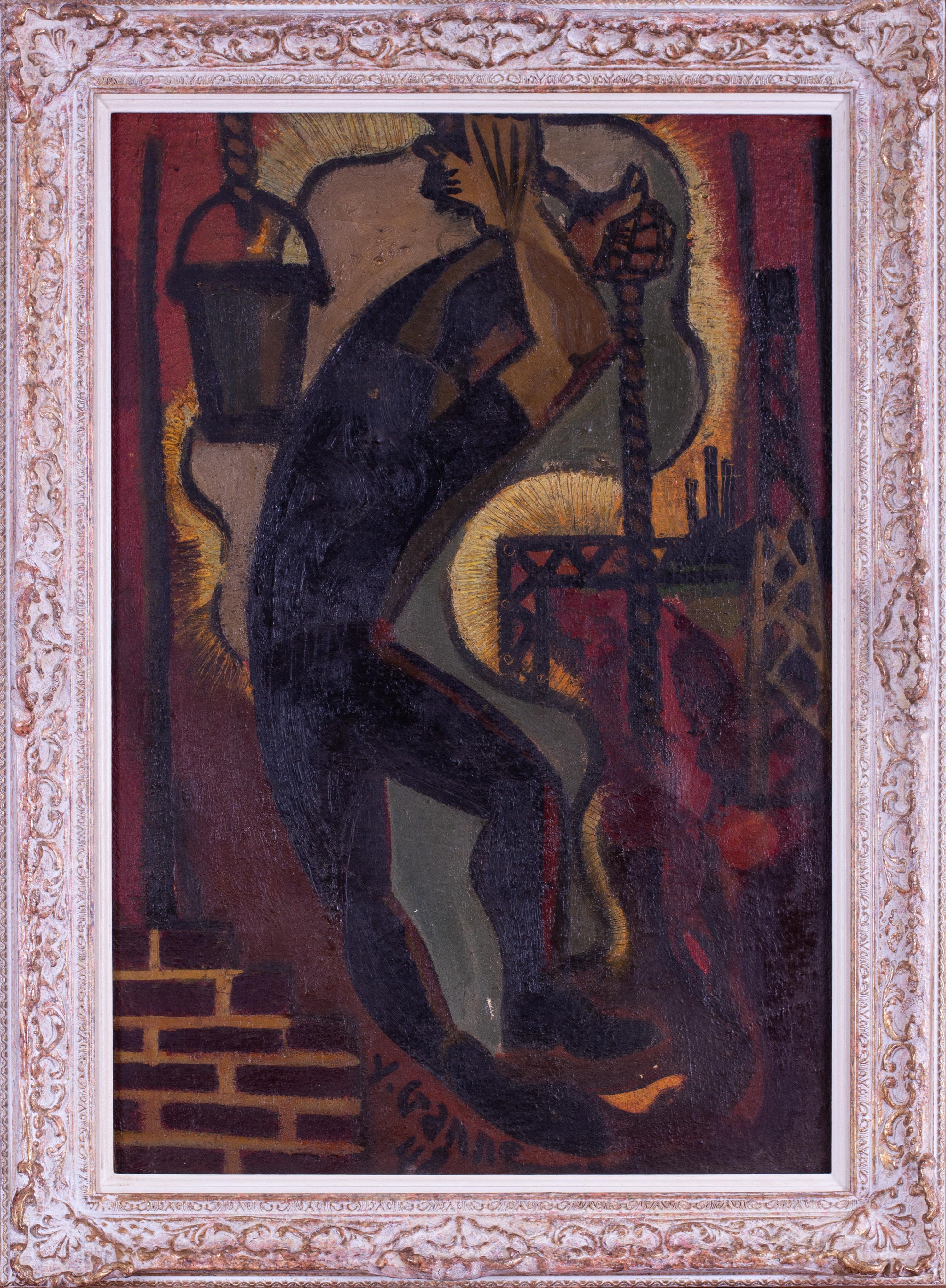 Yves Ganne (French, 1931 - 2019)
Travail
Oil on canvas
Signed and dated ‘Y. Ganne 48’ (lower middle), further signed and inscribed with title on the reverse
25.1/4 x 17.1/4 in. (64.2 x 44 cm.)
Provenance: From the estate of the artist
Newly