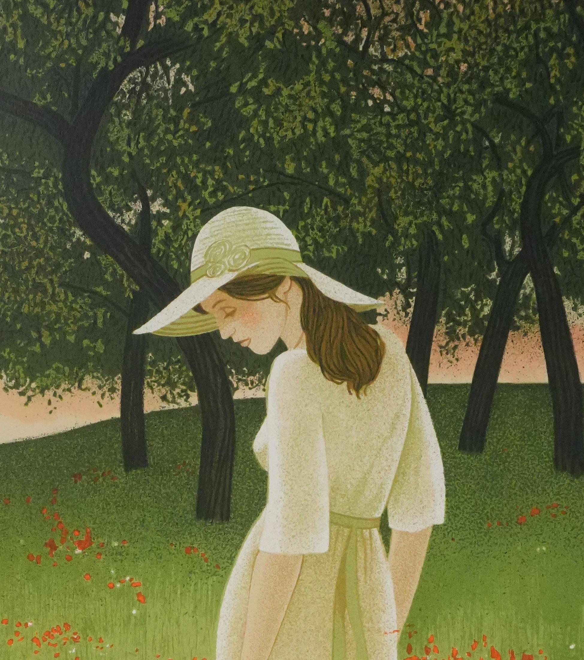 Yves GANNE (1931-2019)
In the Poppy Field

Original Lithograph
Signed on pencil
Justified EA (artist's proof)
Numbered out of 35 copies
On vellum Arches 76 x 54 cm (c. 29.92 x 21.25 in)

Very good condition, minor defects on the edges of the page