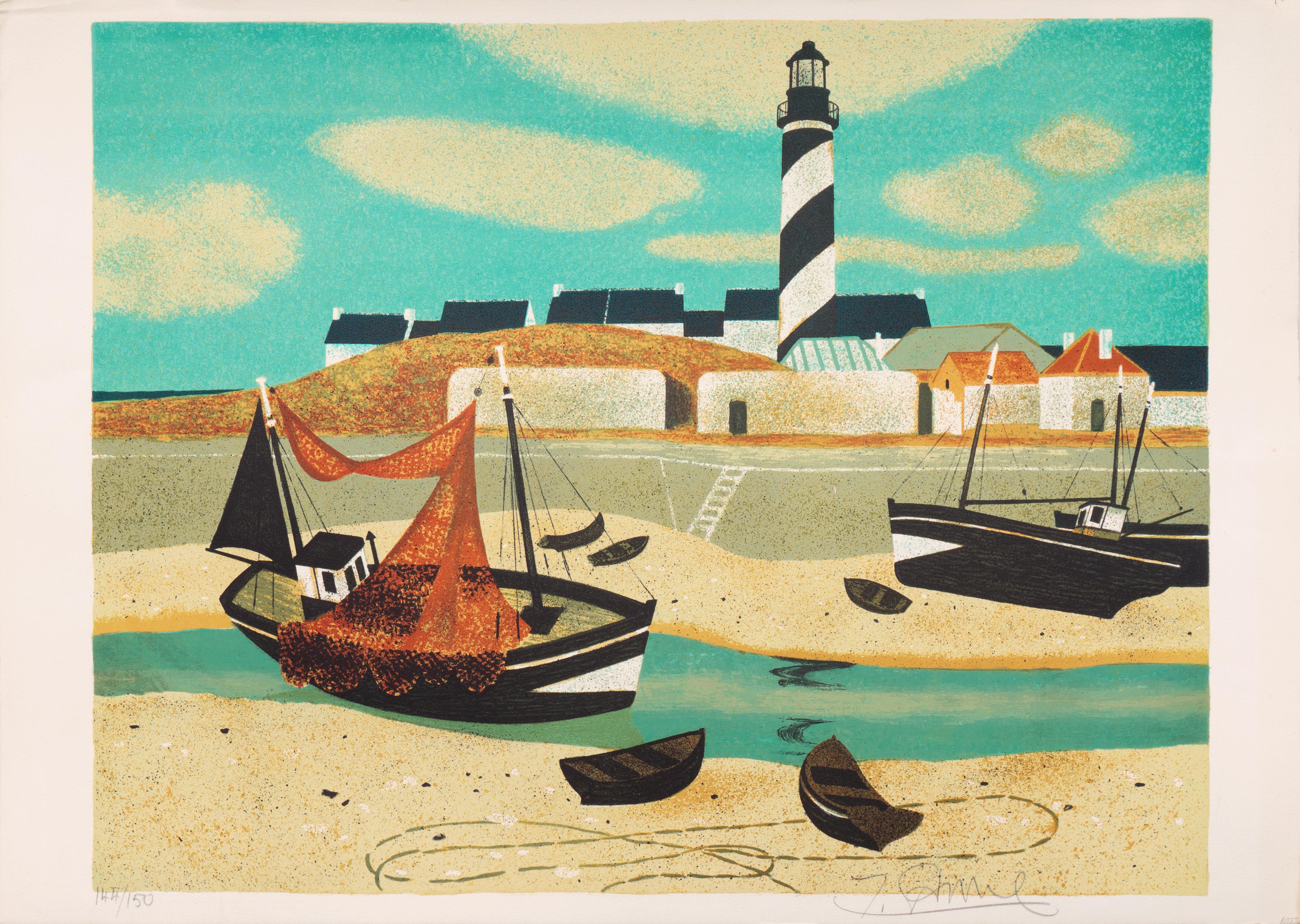 'Low Tide, Brittany', Ecole des Beaux-Arts, Musée d'Art Moderne, Paris For Sale 1