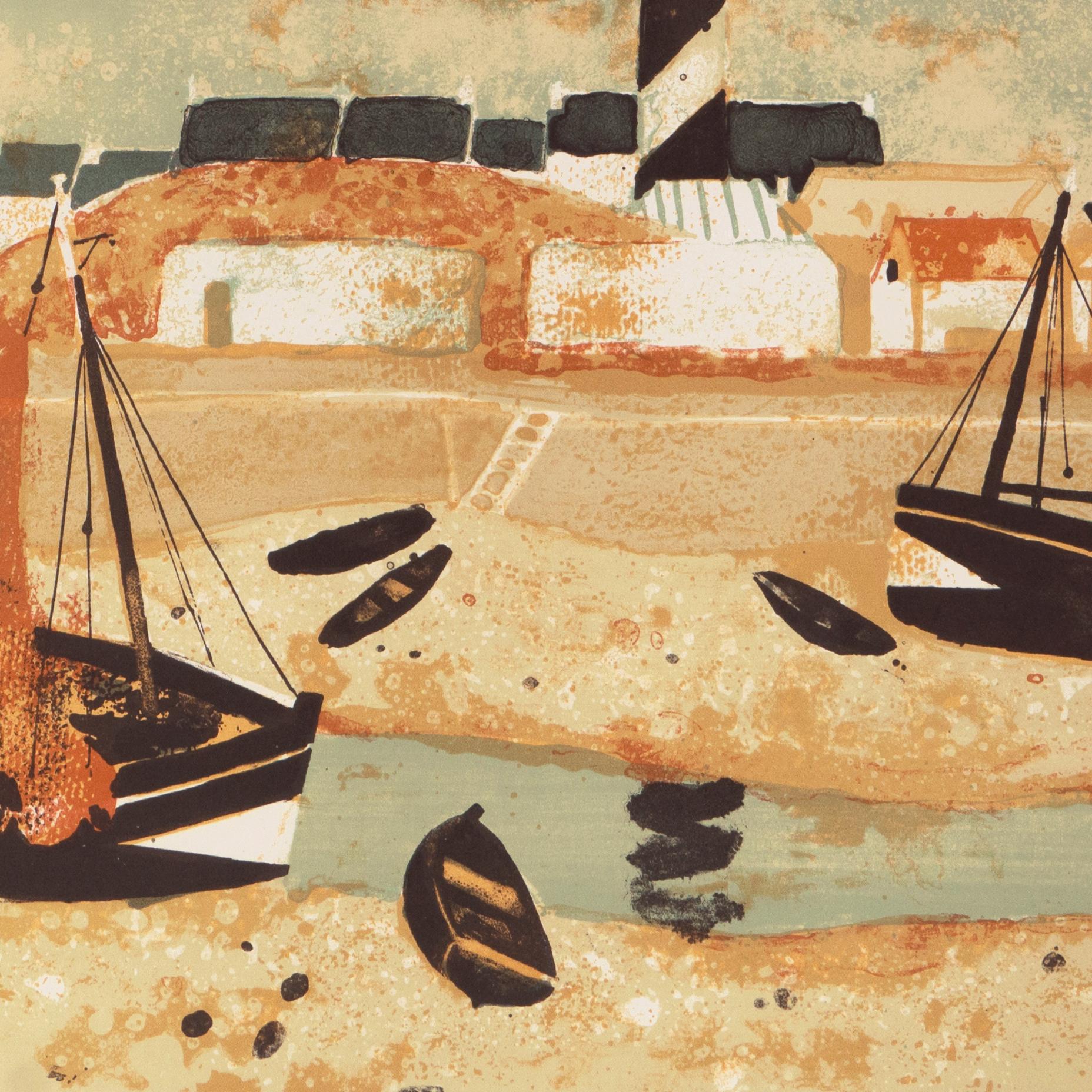 'Low Tide, Brittany', Musée d'Art Moderne, Paris, Ecole des Beaux-Arts, Benezit For Sale 1