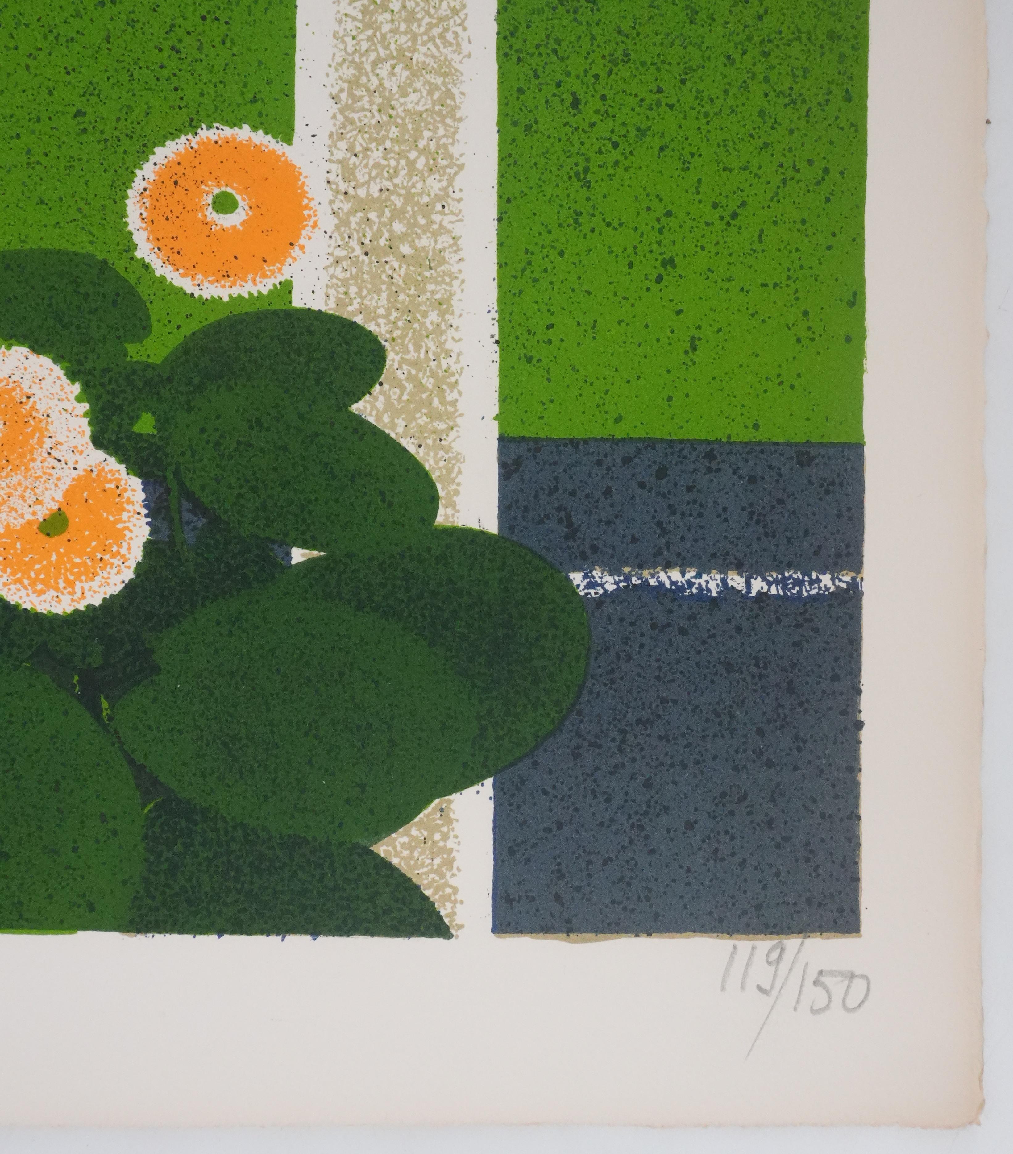 Nackte Frau auf dem Lande - Original Lithographie Signiert im Angebot 3