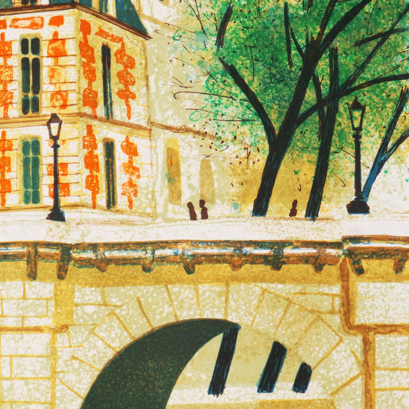 'Paris, The Pont Neuf', Post-Impressionist, Fernand Léger, Musée d'Art Moderne For Sale 3