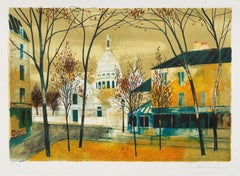 Place du Tertre, Montmartre, Paris, Ecole des Beaux-Arts, Musée d'Art Modern.