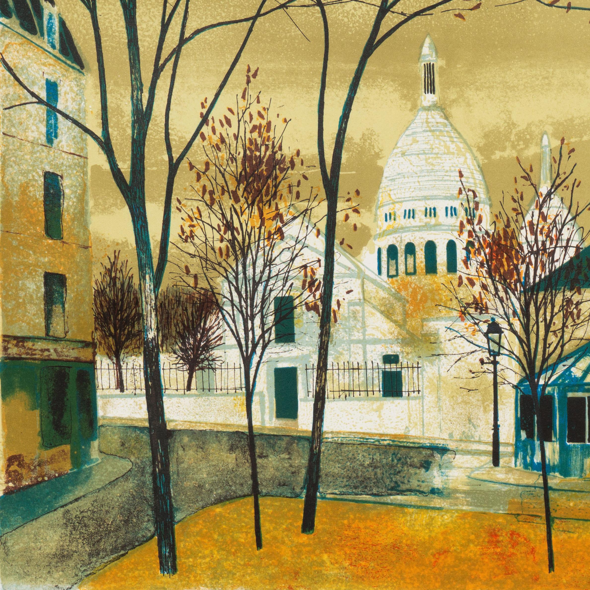 'Place du Tertre, Montmartre', Paris, Ecole des Beaux-Arts, Musée d'Art Moderne For Sale 2