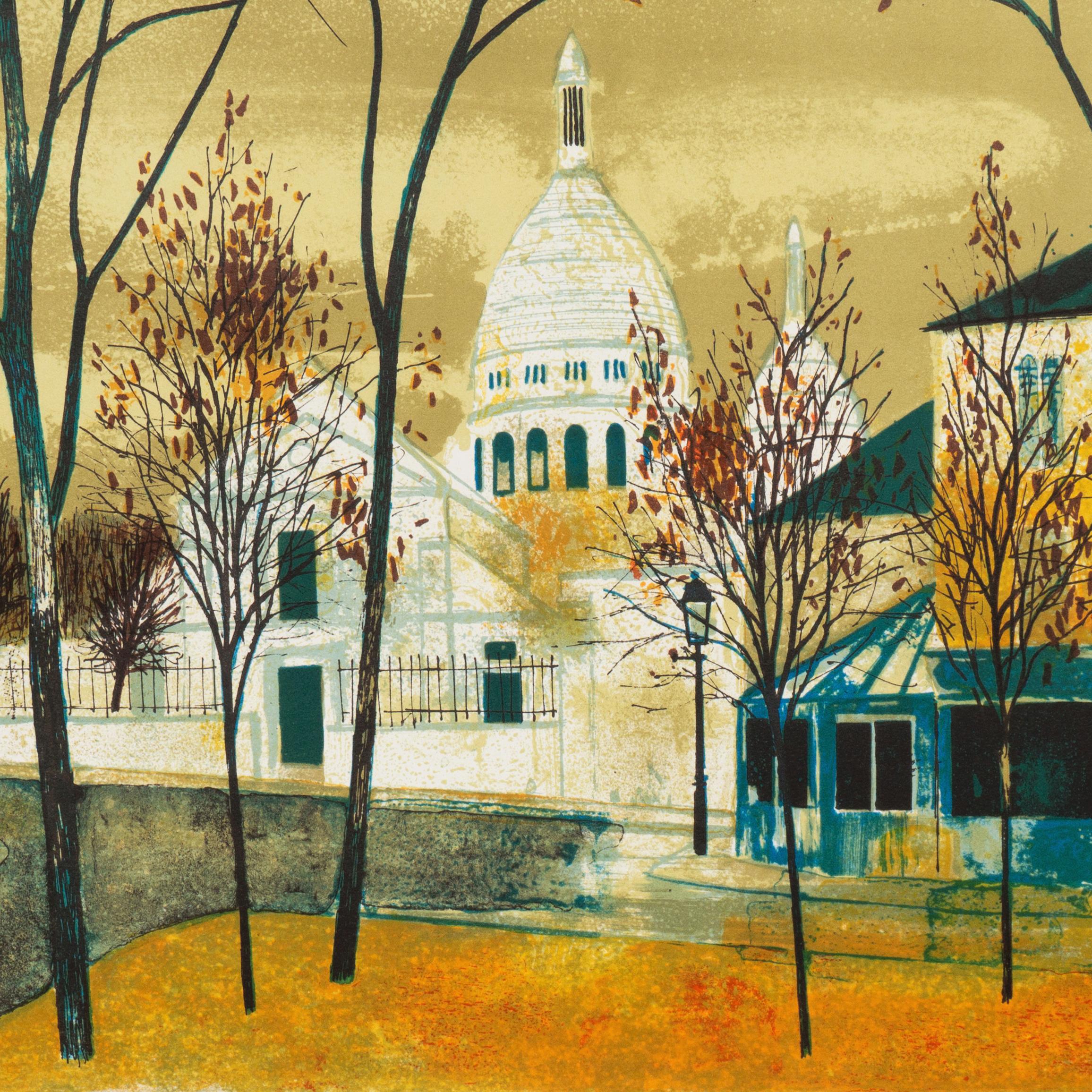 'Place du Tertre, Montmartre', Paris, Ecole des Beaux-Arts, Musée d'Art Moderne For Sale 3