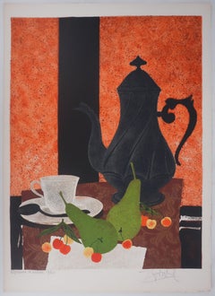 Tea Time - Original Lithograph Signed