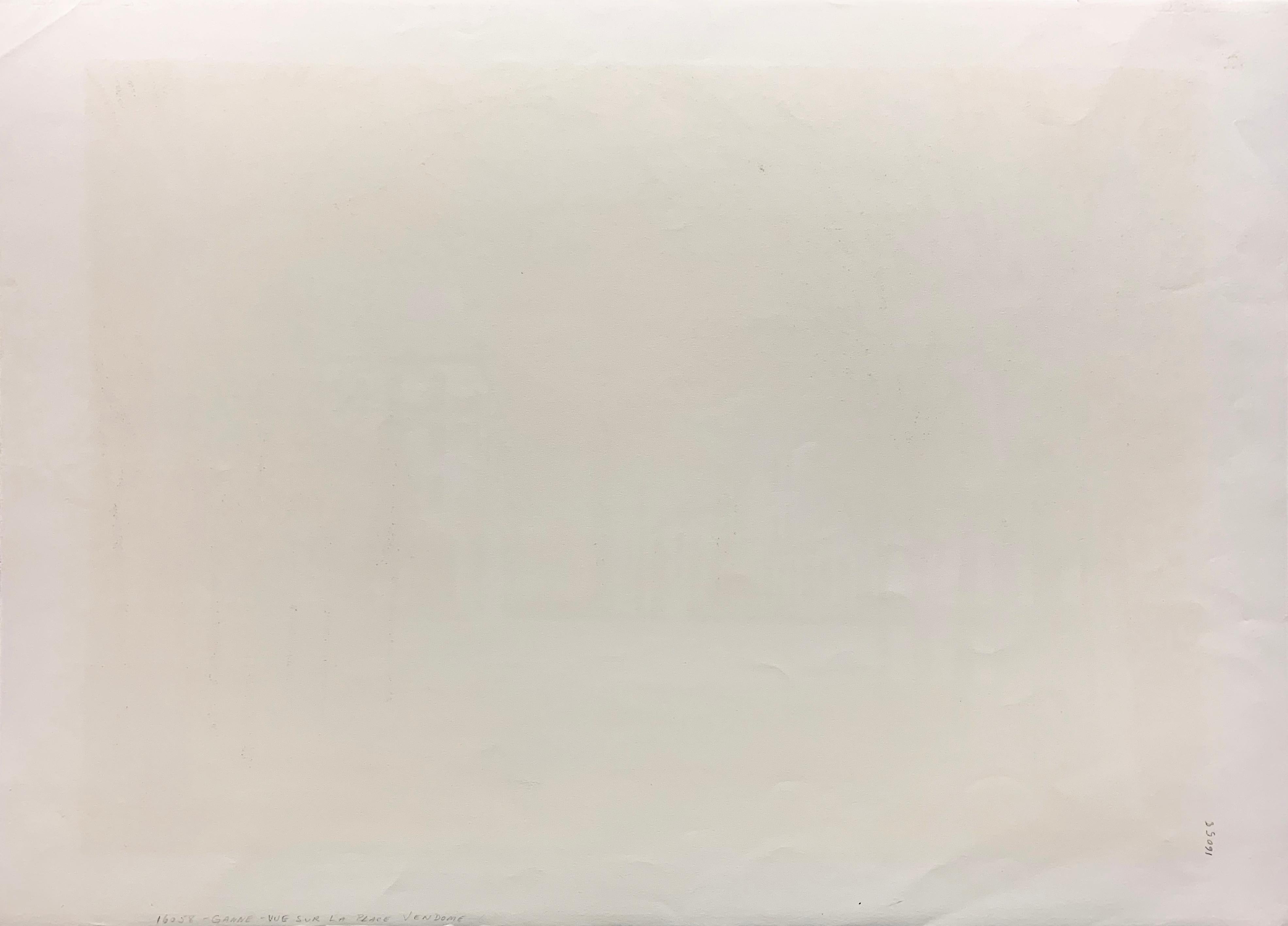 'View of the Place Vendôme', Musée d'Art Moderne Paris, Academie Julian, Benezit For Sale 7