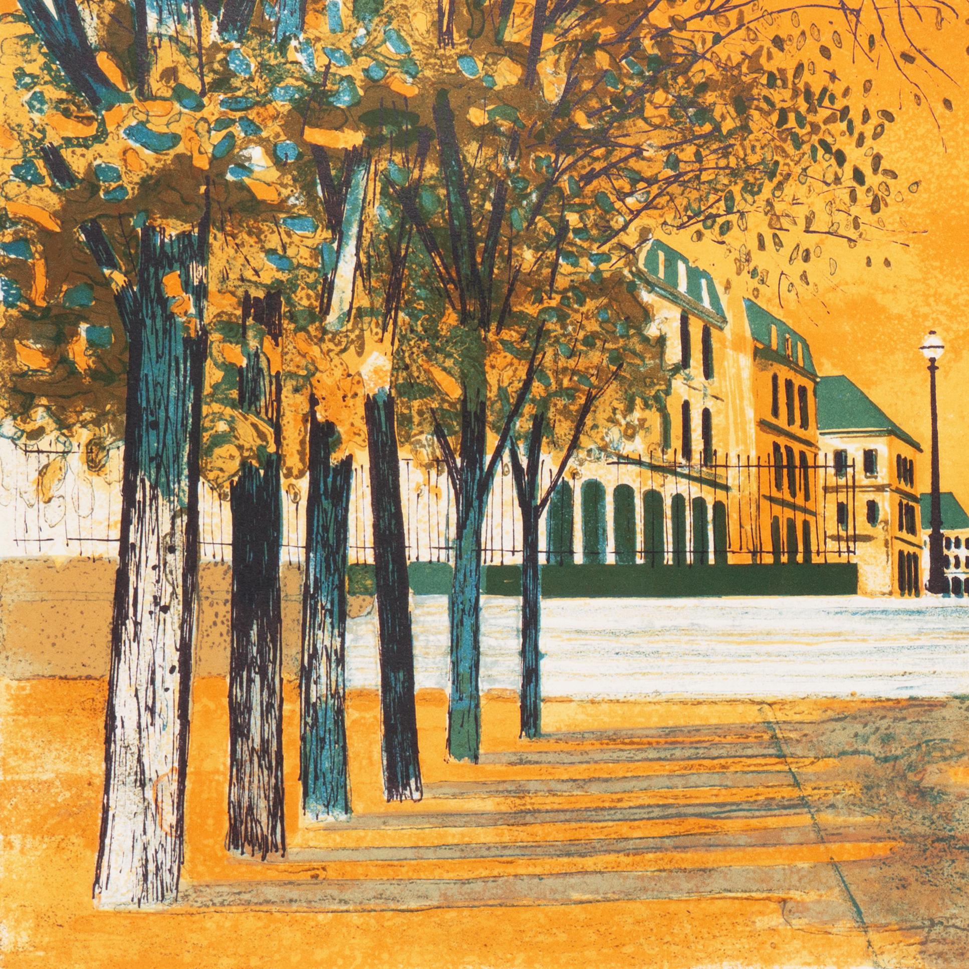 'View of the Place Vendôme', Musée d'Art Moderne Paris, Academie Julian, Benezit For Sale 1