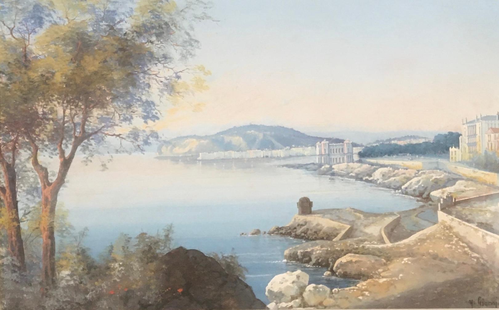 Landscape Painting de  Yves Gianni - Costa Ligure