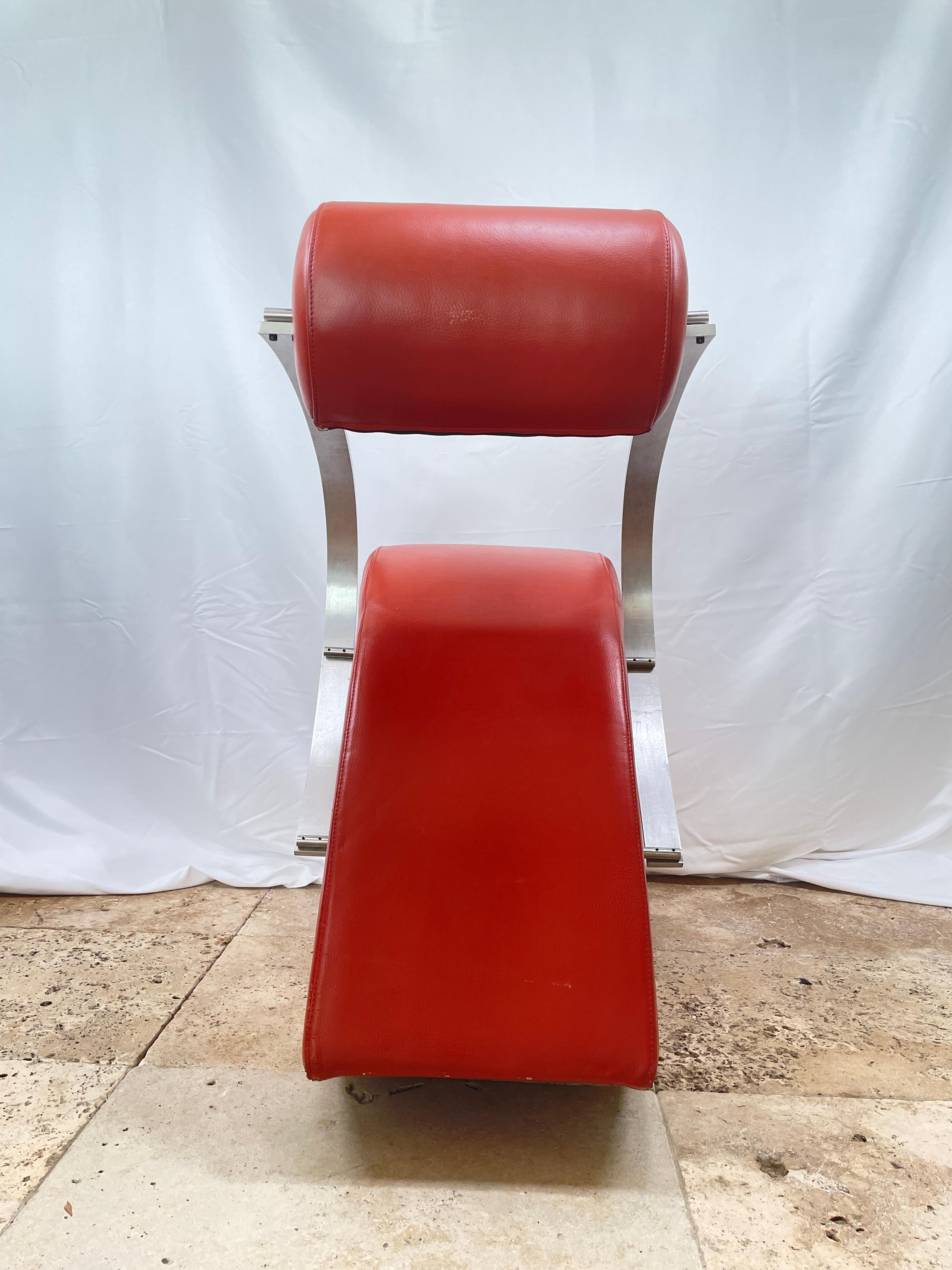 Mid-Century Modern Yves Jaccoud Rocking-Chair Vertigo, Confidential Edition 1990