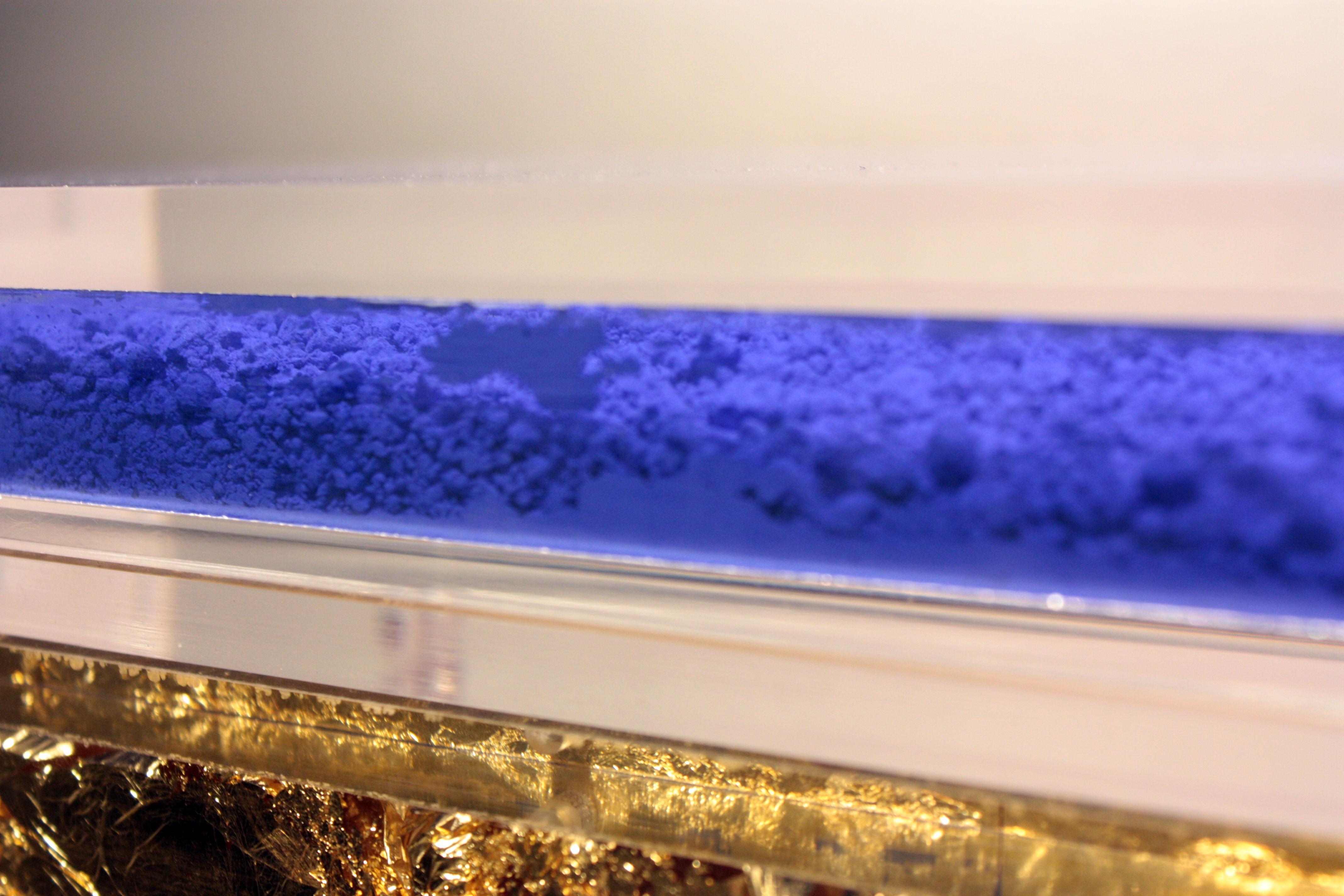 Yves Klein Catalogue Raisonné in Plexiglas Box with Klein Blue, Pink and Gold 1