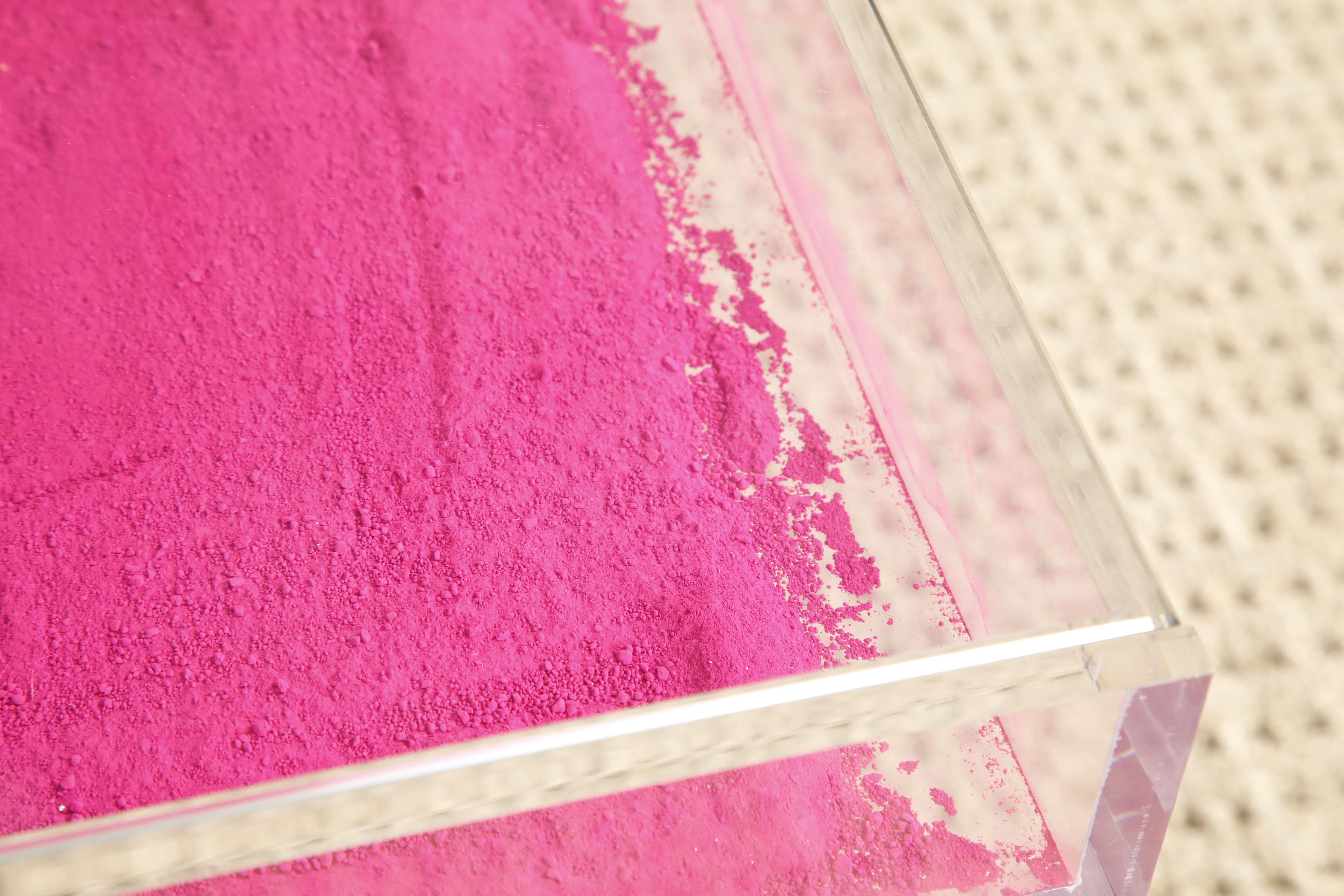 Yves Klein 'Monopink' Rose Pigment Cocktail Table, 1961 / 1963 France, Signed 7