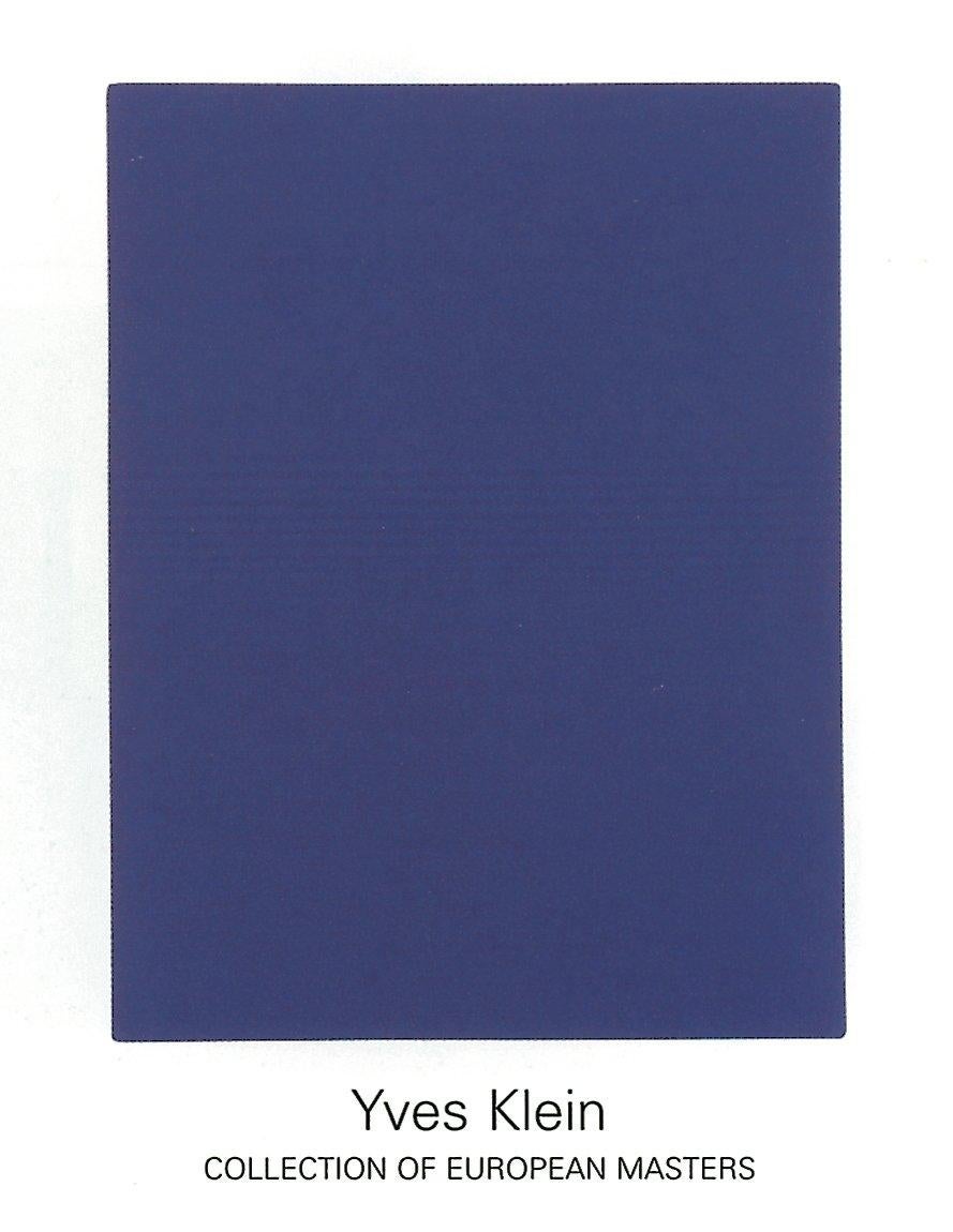 Paper Size: 35.5 x 27.5 inches ( 90.17 x 69.85 cm )
 Image Size: 27.25 x 21 inches ( 69.215 x 53.34 cm )
 Framed: No
 Condition: A: Mint
 
 Additional Details: IKB stands for International Klein Blue, a hue named for this artist after his extensive