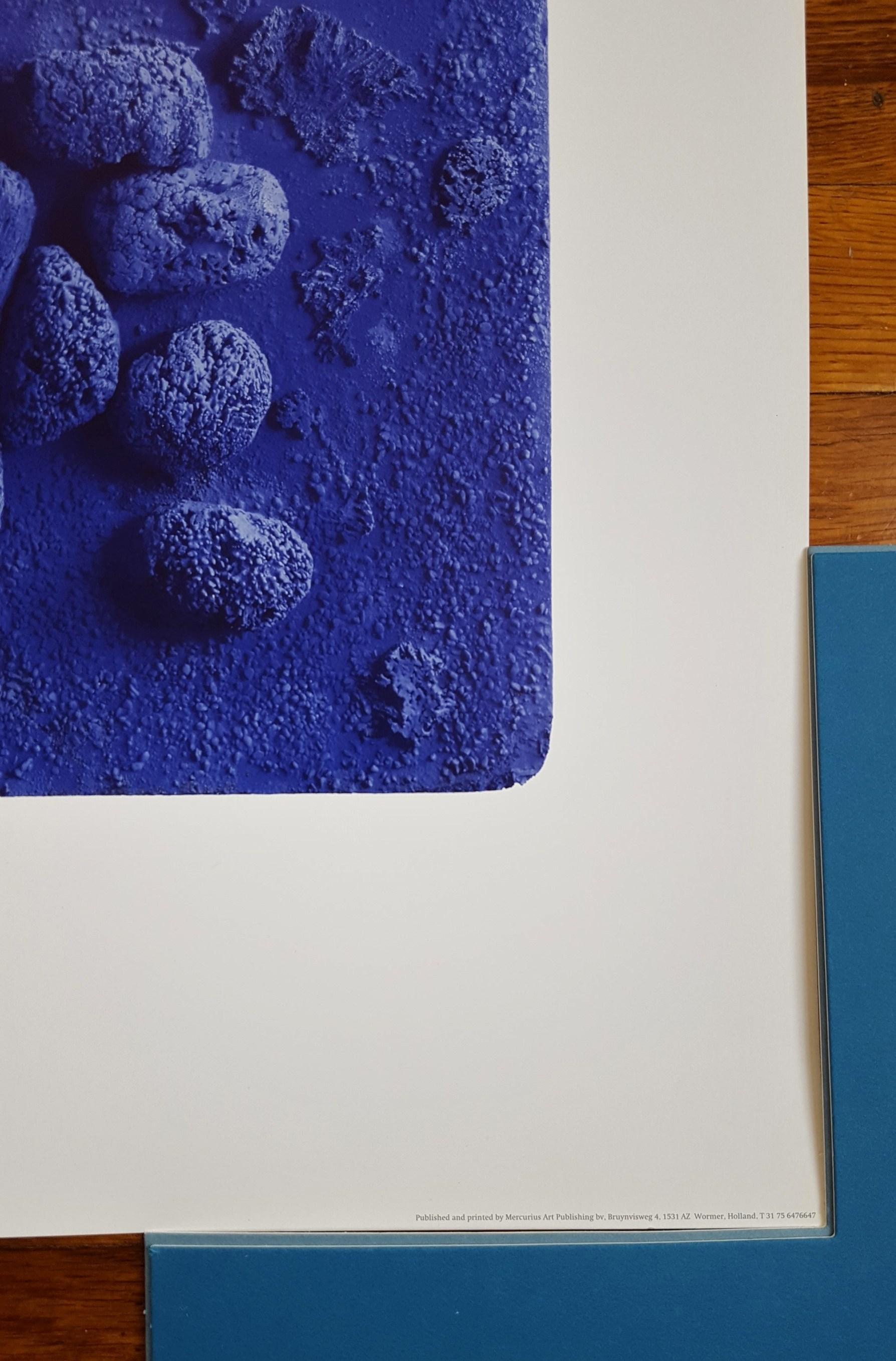 RE 19 (Relief Eponge Bleu) - Minimalist Print by Yves Klein