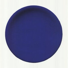 Yves Klein 'Blue Disk' 1997- Serigraph