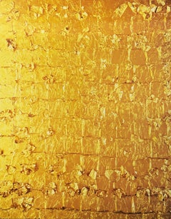 Yves Klein Gold Leaf Monochrome Offset Print, Framed, 1990s
