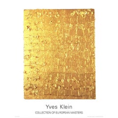 Yves Klein 'Gold Leaf on Panel' 1994- Poster
