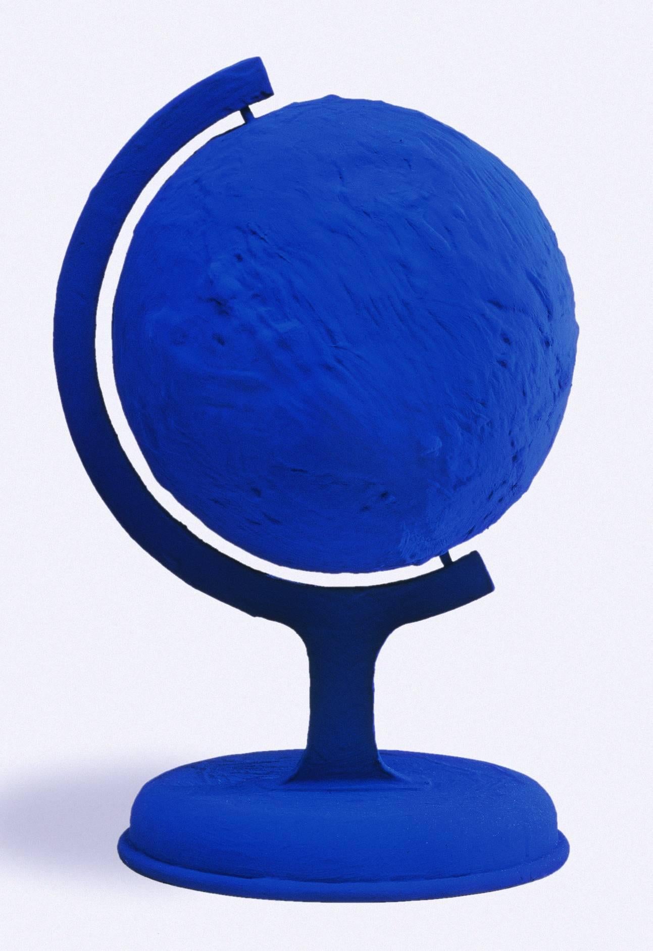 Yves Klein Figurative Sculpture - GLOBE TERRESTRE BLEU (BLUE EARTH) RP 7