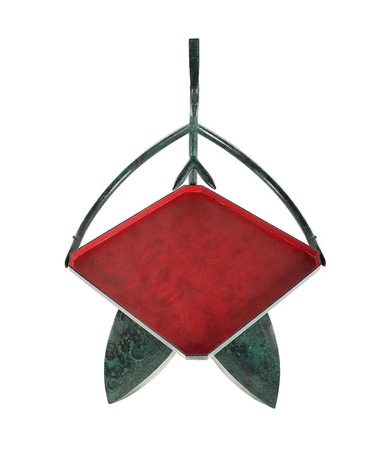 Table sculpture laquée, art et design français, fantaisiste et moderniste Yves Pagart en vente 2