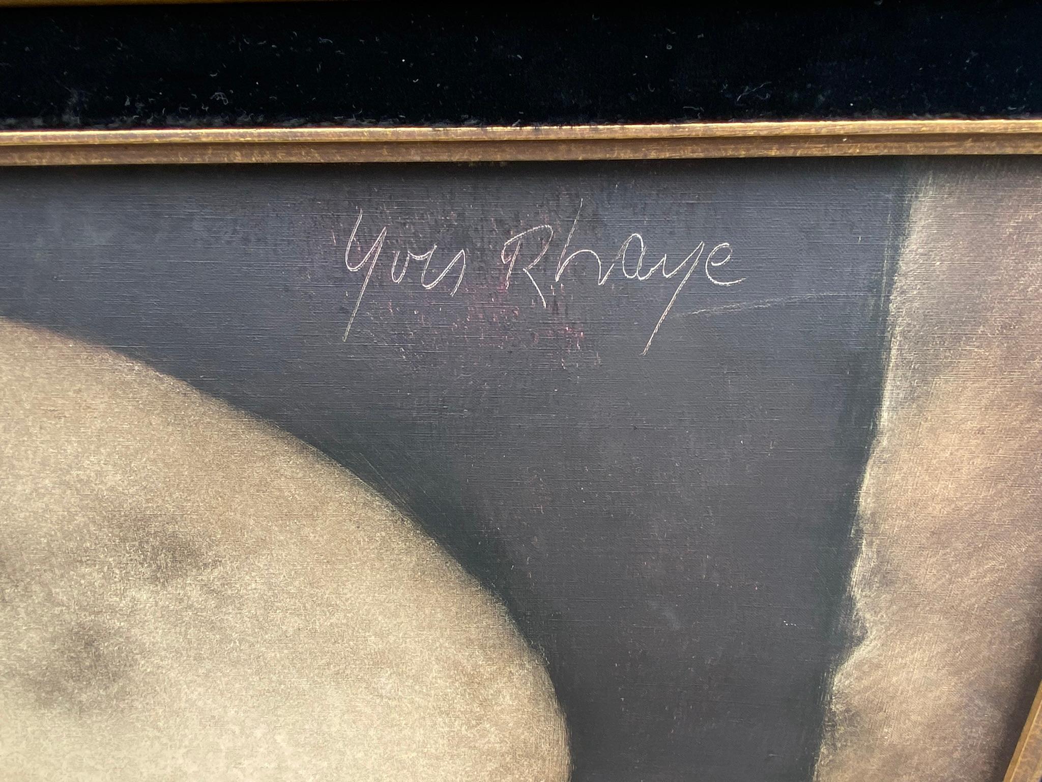 Yves Rhayé, Large Oil on Canvas For Sale 3