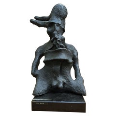Yves Rhayé :: "la Médisance" Bronzeskulptur ca. 1960-1970