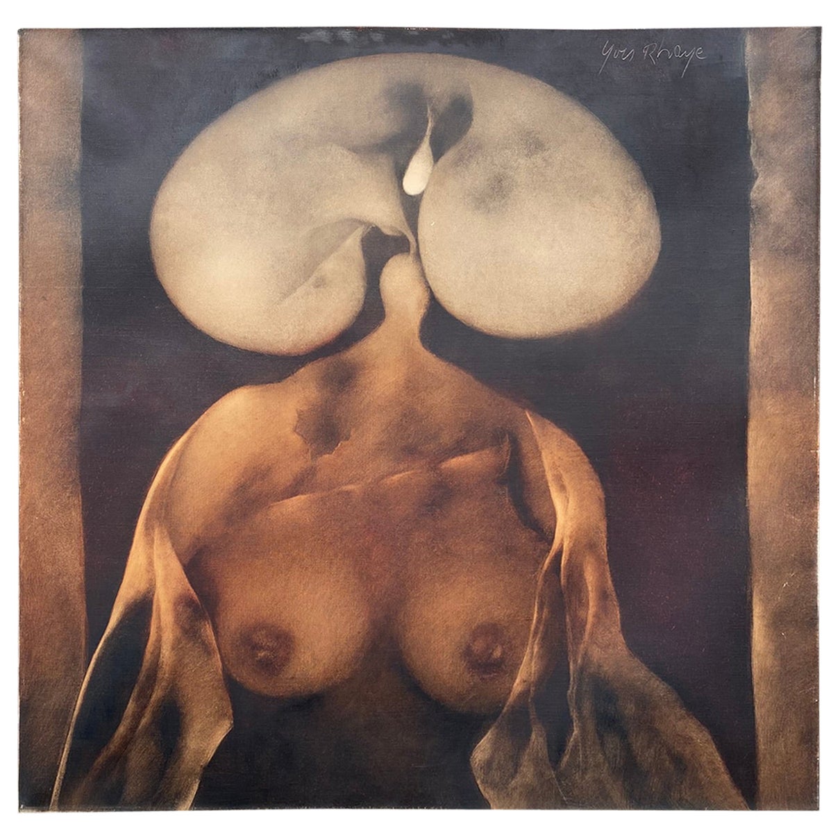 Yves Rhayé, Large Oil on Canvas